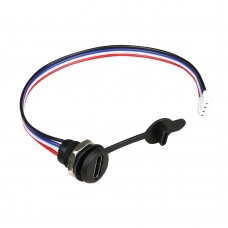 Screw Panel Mount USB-C to 4-pin JST PH Cable